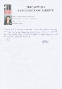 Student in China